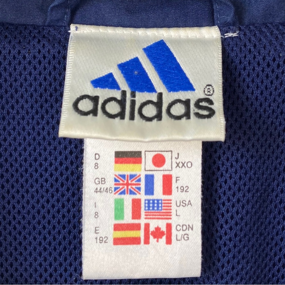 Vintage Adidas Y2K Navy Red Track Jacket - Picture 11 of 12